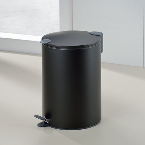 Kela pedal bin waste container black 12 liters with lid and pedal-2