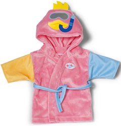 BABY BORN BATH BATHROBE 43CM