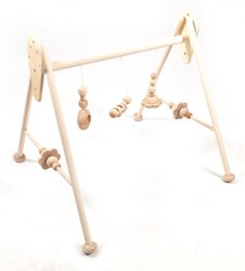 Hess baby gym wooden play arch multicolor adjustable baby toy