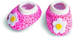 Heless doll shoes flowers pink 35-45 cm doll accessory