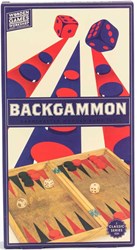 Backgammon wooden board game classic strategy game for 2 players