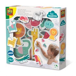Ses bath toy safari animals foam set 14 pieces - bath toys