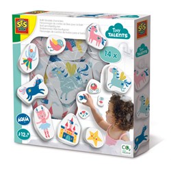 Ses bath toy fairytale figures - foam - safe for children