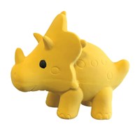 Ses bath toy Triceratops - natural rubber - safe baby dino toy-2