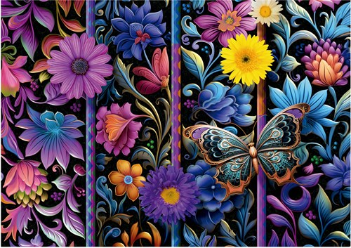 Educa jigsaw puzzle Badda Bloom 500 pieces colorful cardboard toy