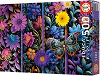 Educa jigsaw puzzle Badda Bloom 500 pieces colorful cardboard toy-2