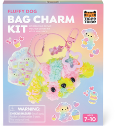 Tiger Tribe DUE JUL Bag Charm Kit - Fluffy Dog