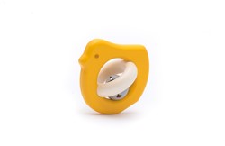 Bajo Wooden rattle Bird - Yellow