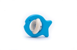 Bajo Wooden Rattle Fish - Blue