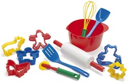 Dantoy baking set toy 12-piece - educational kitchen toy multicolor