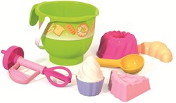 Androni Giocattoli baking set cupcake with mixer toy set 8 pieces