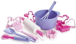 Dantoy baking set toy pastel 12-piece sustainable ecological