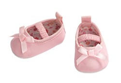 Heless doll shoes ballerina pink 30-34cm - doll accessory