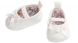 Heless doll shoes ballerina white 30-34 cm - doll accessory
