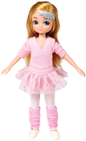 Lottie doll ballet dancer - fashion doll for kids - pink ballerina