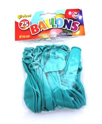 Globos balloons light green - Party balloons 25 pieces in bag