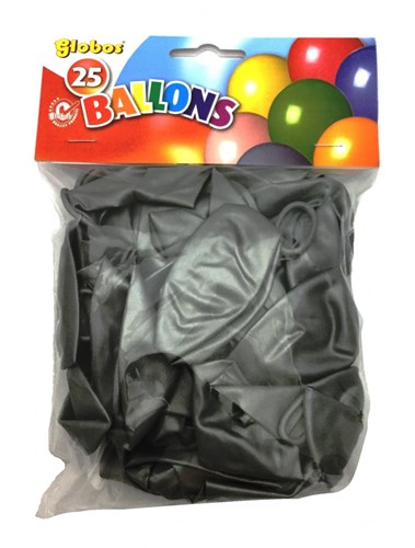 Globos balloons toy metallic silver 25 pieces party decoration-2