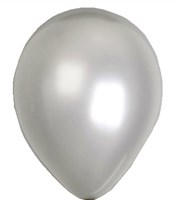 Globos balloons toy metallic silver 25 pieces party decoration
