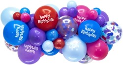 Globos balloon garland birthday decoration Happy birthday party