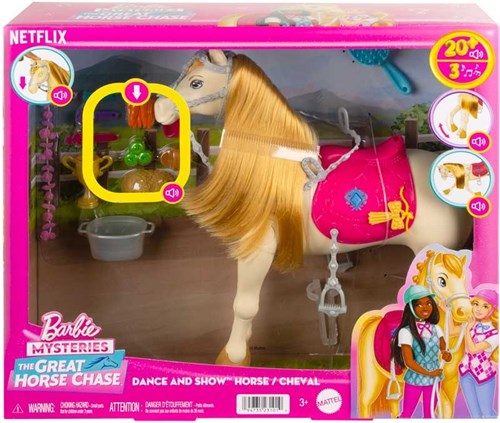 Mattel Barbie dancing show horse with sounds and accessories toy