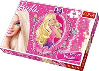 Trefl Barbie Puzzle Magic Decor - 15 Pieces Glow-in-the-Dark