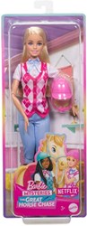 Mattel Barbie doll Malibu - fashion doll with riding outfit and helmet