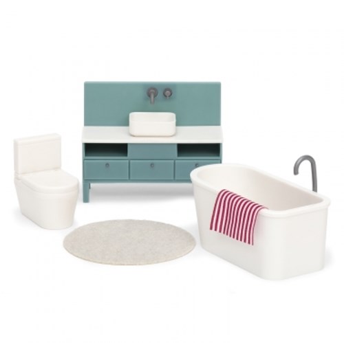 Lundby dollhouse bathroom set - toy accessory