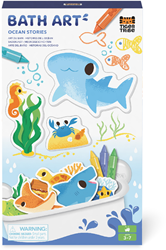 Tiger Tribe Bath Art - Ocean Stories