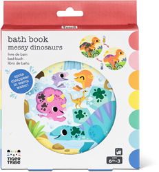 Tiger Tribe bath book dinosaurs - interactive bath toy for kids