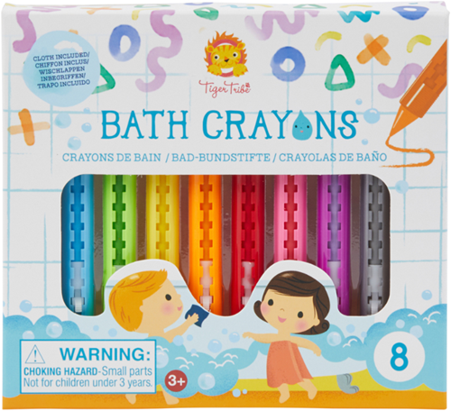 Tiger Tribe bath crayons bath toy multicolor for creative fun