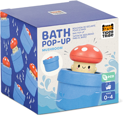 Tiger Tribe bath toy mushroom - pop-up fun for kids