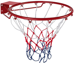 Midwest basketball hoop 18 inch with net - durable outdoor basketball set