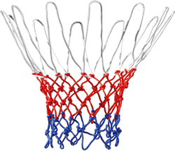 Midwest basketball net 18 inch spare net red white blue