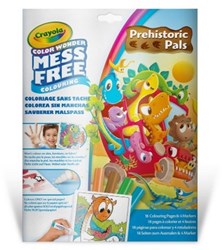 Crayola coloring book Color Wonder dinosaur pals 18 coloring pages
