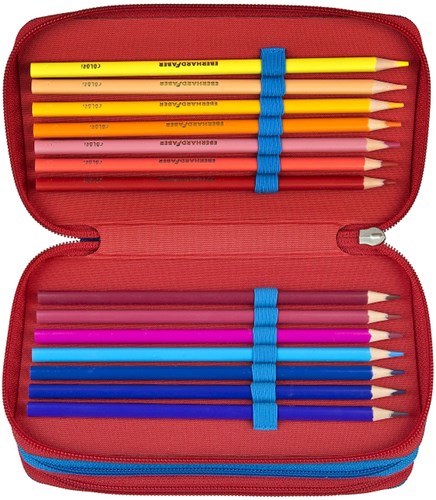 Undercover Super Mario pencil case 3-layer filled school supplies red-3