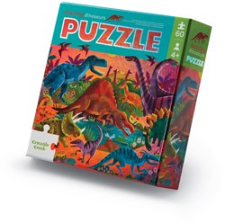 Crocodile Creek 60-pc Foil Puzzle/Dazzling Dinosaurs