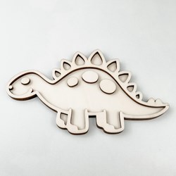 FiQ houten vulvorm Stegosaurus - 10×18 cm