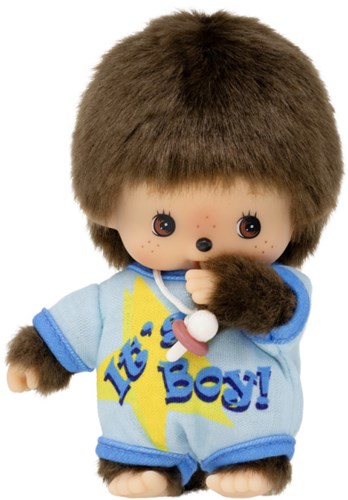 Monchhichi plush Bebichhichi romper boy 16cm doll-3