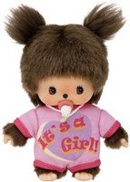 Monchhichi doll Bebichhichi romper It's a Girl 16cm toy doll