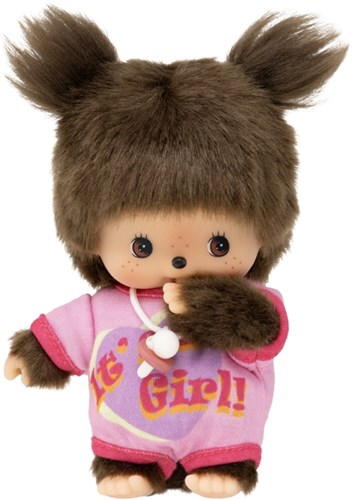 Monchhichi doll Bebichhichi romper It's a Girl 16cm toy doll-2