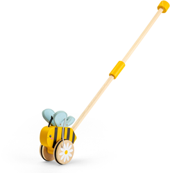 BigJigs wooden push along bee - toddler walker for kids and children