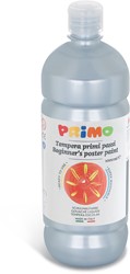 Primo ready-to-use poster paint, 1000 ml bottle with flow cap silver