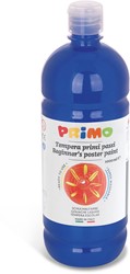 Primo Beginner's ready-to-use poster paint, 1000 ml bottle with flow control cap, ultramarine