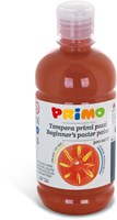 Primo Beginner's ready-to-use poster paint, 500 ml bottle with flow cap, burnt siena