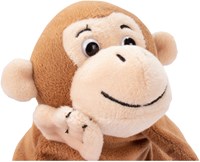 Beleduc monkey hand puppet plush toy - hand puppet for children-2