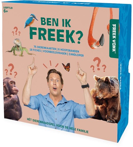 Image Books guessing game Am I Freek? animal family game for kids