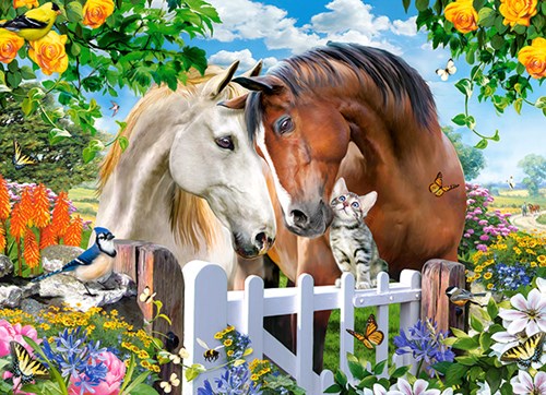 Castorland jigsaw puzzle Best Friends - 100 pieces - animal puzzle