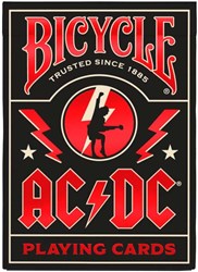 Bicycle playing cards AC/DC - Premium rock collection - Poker cards