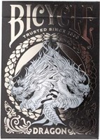 Bicycle playing cards Black Dragon - Premium Poker Cards - Dragon Collection