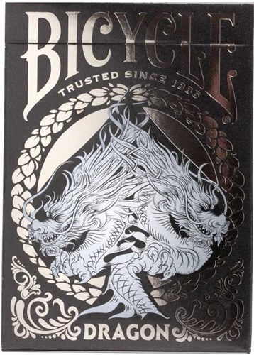 Bicycle playing cards Black Dragon - Premium Poker Cards - Dragon Collection